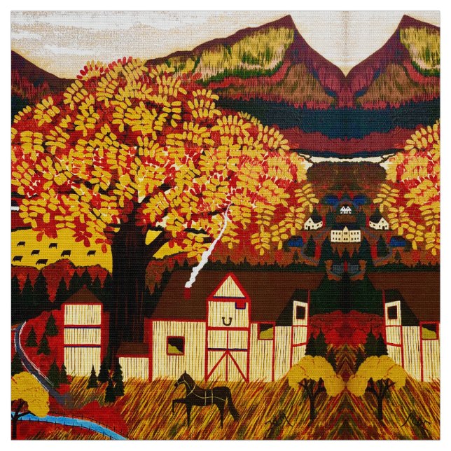 Fall Americana Farm Tyg (Provkarta)