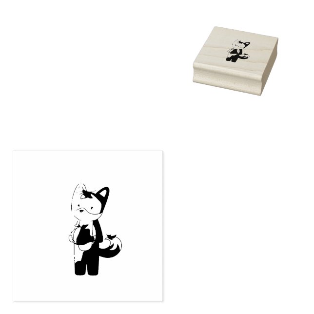 Fall Animal Product Series by AskStudio Art Frimär Stämpel (Stämplad)