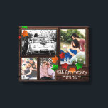 Fall ANNIVERSARY Photo Collage Rustic ADD YEARS Canvastryck<br><div class="desc">Det här objektet kan redigeras till kostym ANY TILLFÄLLE _______________________________________________________________________________________ Detta är ett av många fotokollage presenter i den här butiken. VISA FULLT HÄR goo.gl/yFrih9 _____________________________________________________________________________________ Fotopresentationer gör det möjligt att lägga till olika mängder till kostym dina behov. Bilderna ändrar storlek automatiskt så att de passar platshållarens fotoutrymme. All text...</div>