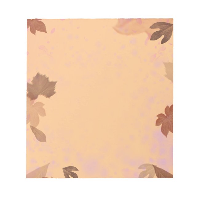 Fall, Anteckningsblock (Framsida)