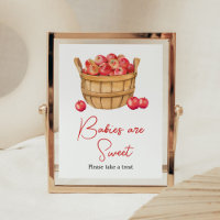 Fall Apple Basket Baby Shower Spädbarn är Sweet