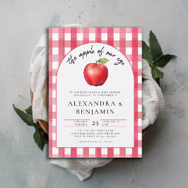 Fall Apple Harvest Boho Coed Rustic Baby Shower Inbjudningar