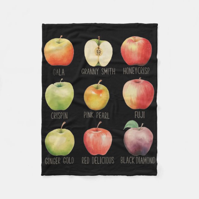 Fall Apple Picking Apple Orchard Boho Farm Fesh to Fleecefilt (Framsidan)