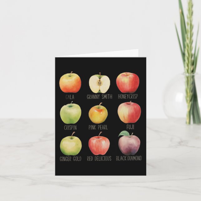 Fall Apple Picking Apple Orchard Boho Farm Fesh to Kort (Framsida)