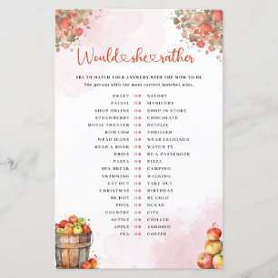 Fall Apple, skulle hon hellre visa babykläder på s
