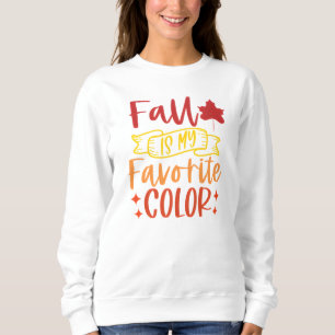 Fall är Blommigten Min favorit Färg Cute Autumn T Shirt