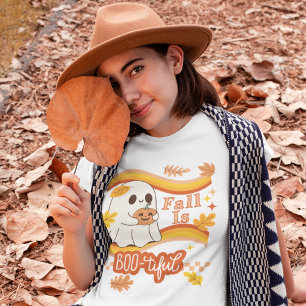 Fall är Boo-tiful - A Ghost Kärlek Fall T Shirt
