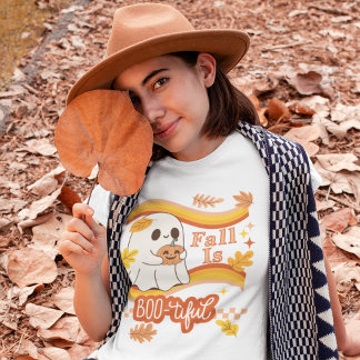 Fall är Boo-tiful - A Ghost Kärlek Fall T Shirt