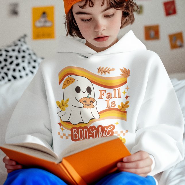 Fall är Boo-tiful - Fall är vacker - Ghost T Shirt (This item is for display purposes only to illustrate the design element. )