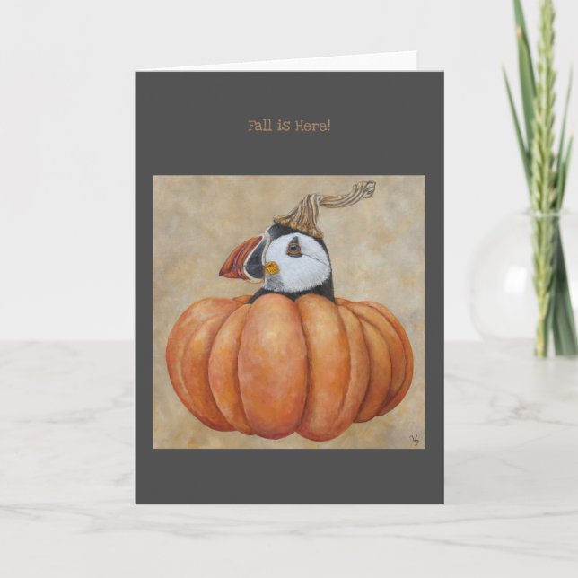 Fall är här-kort kort (Framsida)
