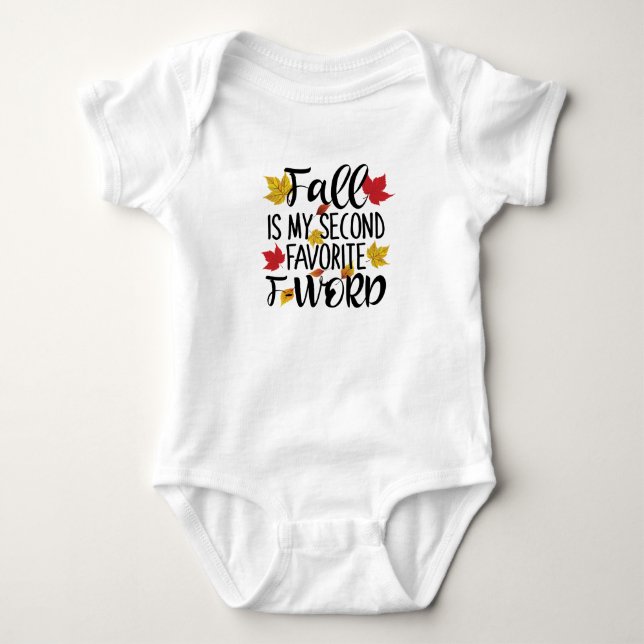 Fall är min andra favorit F-Ord T Shirt (Framsida)