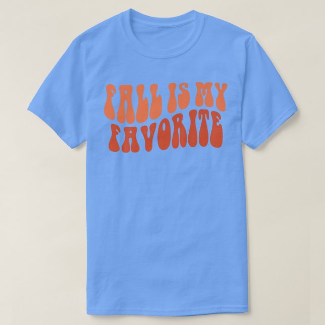 Fall är min favoritHej Fall Vibes Pumpkin Tack T Shirt (Design framsida)