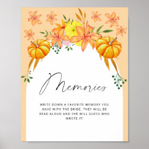 Fall Arch - minnen med bruden Poster