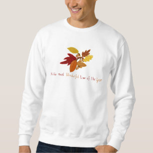 Fall..årets mest underbara tid lång ärmad tröja