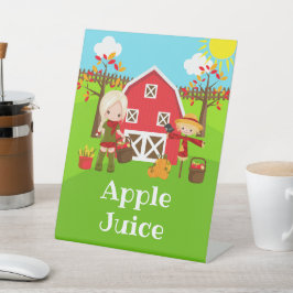 Fall Autumn Barnyard Birthday Blonde Hair Girl
