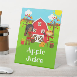 Fall Autumn Barnyard Birthday Mörk Skin Girl