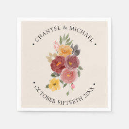 Fall Autumn Bröllop | ELEGANT Pappersservett