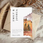 Fall Autumn Elegant bröllop Inbjudningar<br><div class="desc">Inbjudan till hösten Elegant bröllop</div>