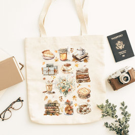 Fall Autumn Favorite Essential Aesthetic Mönster Tygkasse