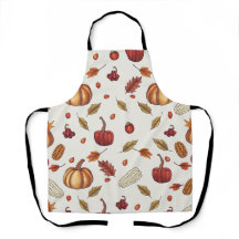 Fall Autumn Harvest Thanksgiving Apron