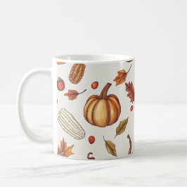 Fall Autumn Harvest Thanksgiving Coffee Mugg