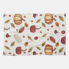 Fall Autumn Harvest Thanksgiving Kitchen Towels Kökshandduk