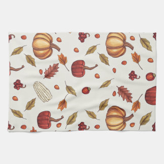 Fall Autumn Harvest Thanksgiving Kitchen Towels Kökshandduk