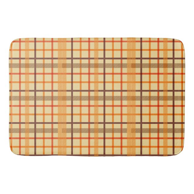 Fall Autumn Harvest Thanksgiving Pumpkin Spice Badrumsmatta (Framsidan)