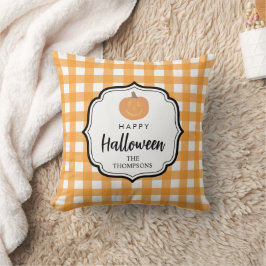 Fall Autumn Orange Play Halloween Pumpkin Kudde