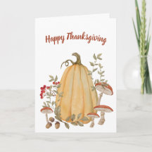 Fall Autumn Pumpkin Blommigt Happy thanksgiving