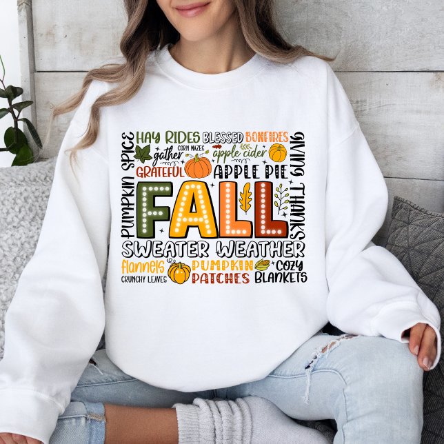 Fall Autumn Pumpkin Spice Mysigt Sweatshirt T Shirt (Skapare uppladdad)