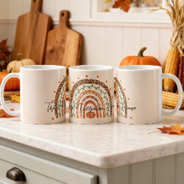 Fall Autumn Rainbow Kaffemugg