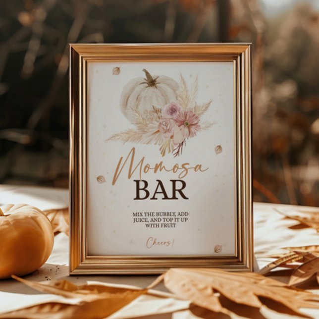 Fall Autumn Shower Momosa Pub Poster (Skapare uppladdad)