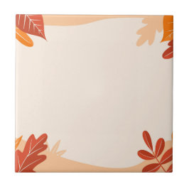 Fall Autumn Thanksgiving Harvest Löv Falling Kakelplatta