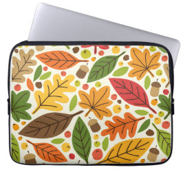 Fall Autumn Thanksgiving Harvest Löv Falling Laptop Fodral
