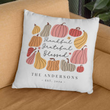 Fall Autumn Thanksiving Pumpkin Personlig Namn
