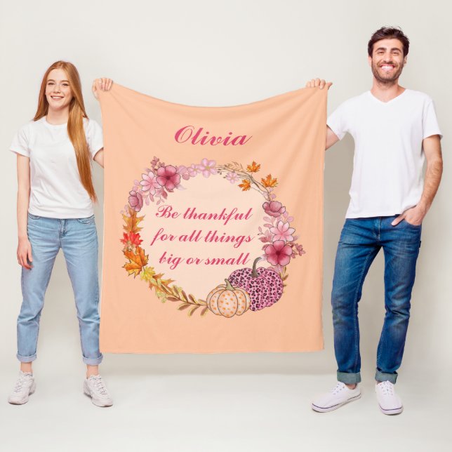 Fall av andedräkt Fleece Blanket (På plats)