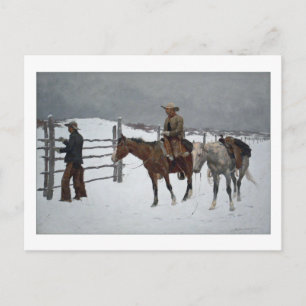 Fall av Cowboyen av Frederic Remington Vykort