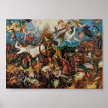 Fall av de upproriska änglarna | Pieter Bruegel, d