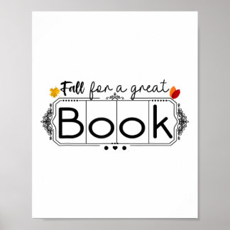 Fall av en Underbar Bok-stiltråd Poster