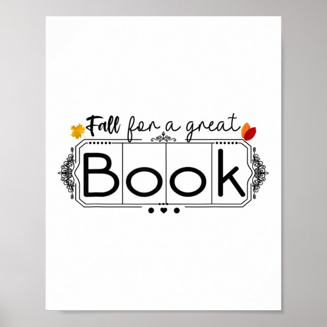 Fall av en Underbar Bok-stiltråd Poster (Framsidan)