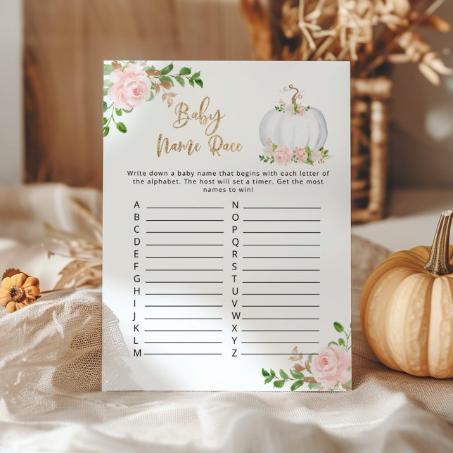 Fall av  guld-pumpa baby namn tävling (Skapare uppladdad)