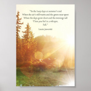 Fall av Laura Jaworski Poster