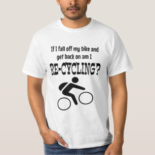 Fall av min cykelsvart t shirt