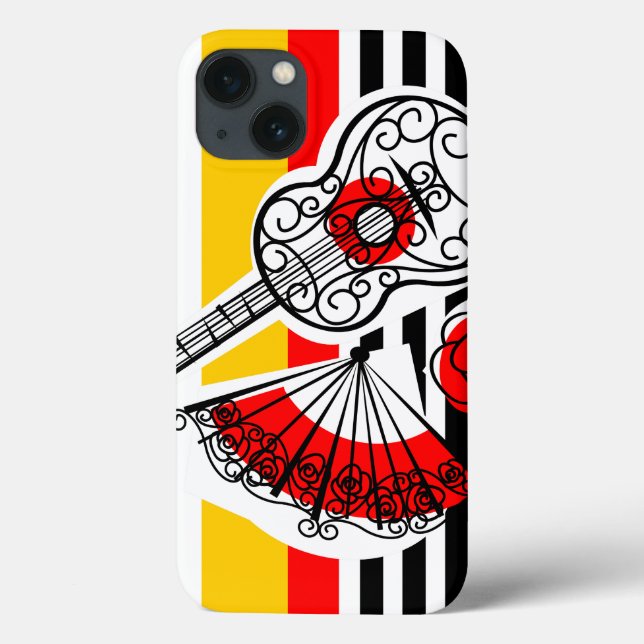 Fall av spanska Souvenirs Classic Rand iPad (Baksida)