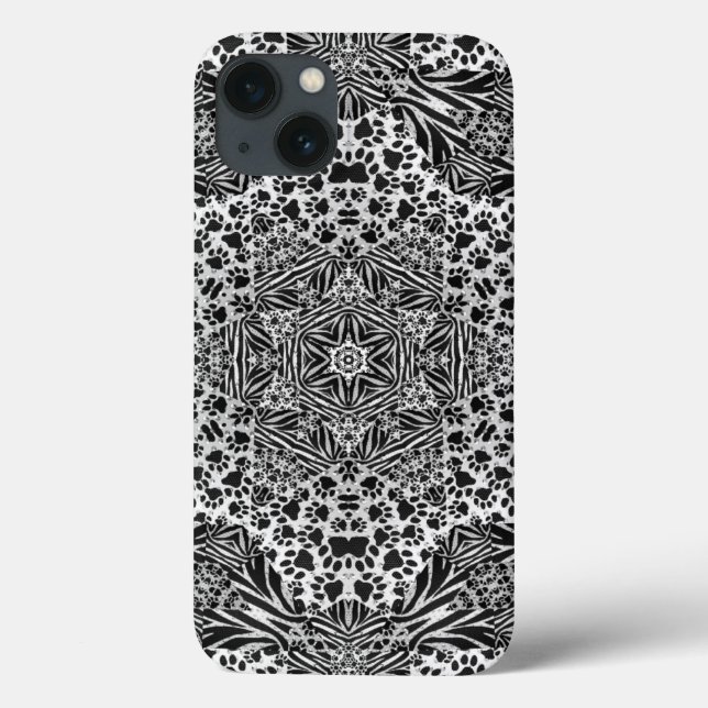 Fall av Zebra Tass avtryck Militär Klass Iphone6 C (Baksida)