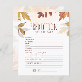 Fall-avbrottsförutsägelse för babyvisningsspel