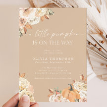 Fall Baby Baby Shower | Boho A Little Pumpkin