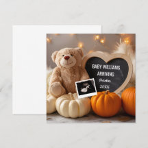 Fall Baby-meddelande för Social Media