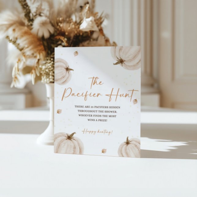 Fall Baby Shower (Fall Baby Shower) för Nappar Hun Poster (Skapare uppladdad)